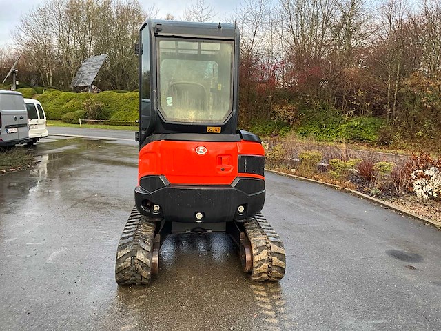 2015 kubota u27-4 minigraafmachine - afbeelding 23 van  26