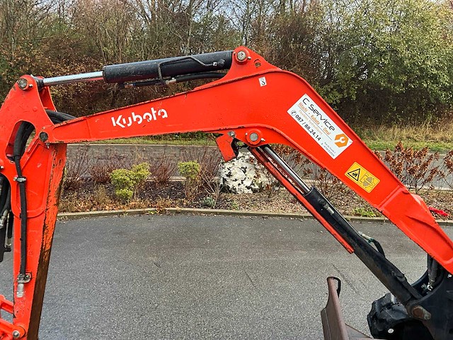2015 kubota u27-4 minigraafmachine - afbeelding 7 van  26