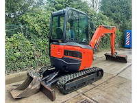 2015 kubota u27 rupsgraafmachine - afbeelding 8 van  12