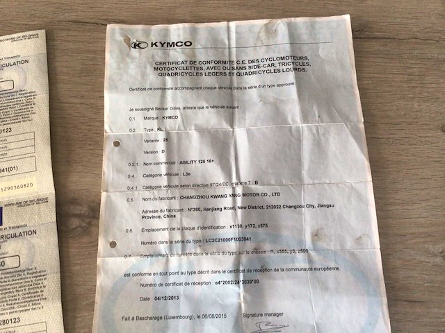 2015 kymco agility 125 16+ kl scooter - afbeelding 4 van  7