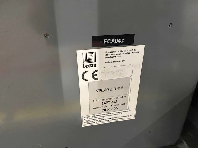 2015 lectra vector snijmachine - afbeelding 10 van  18