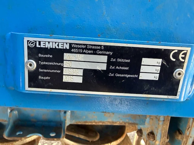 2015 lemken solitair 9/450 k ds 125 - (zirkon 12k) precisiezaaimachine - afbeelding 7 van  21