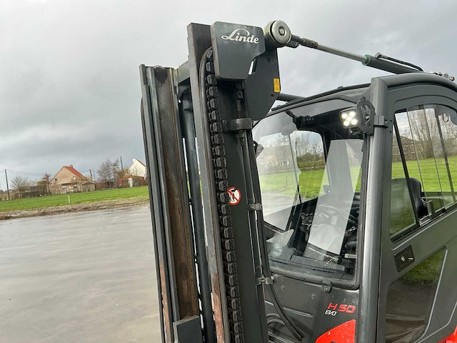 2015 linde h50d vorkheftruck - afbeelding 20 van  78