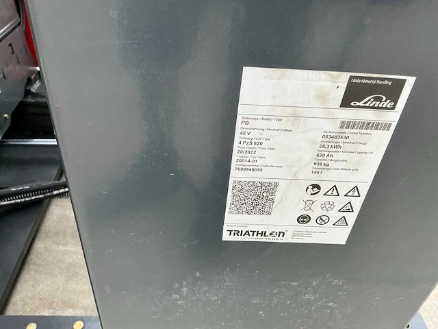 2015 linde r14 reach truck - afbeelding 1 van  13