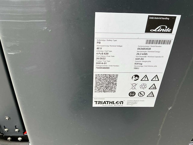 2015 linde r14 reach truck - afbeelding 10 van  10