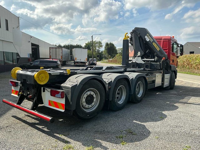 2015 man tgs 35.440 vrachtwagen met vdl containerhaaksysteem en palfinger kraan - afbeelding 41 van  45