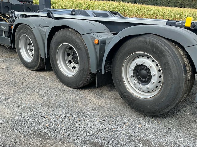 2015 man tgs 35.440 vrachtwagen met vdl containerhaaksysteem en palfinger kraan - afbeelding 31 van  45