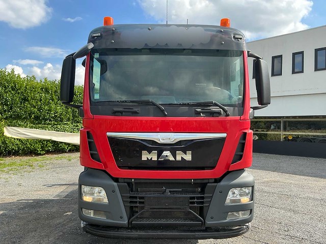 2015 man tgs 35.440 vrachtwagen met vdl containerhaaksysteem en palfinger kraan - afbeelding 45 van  45