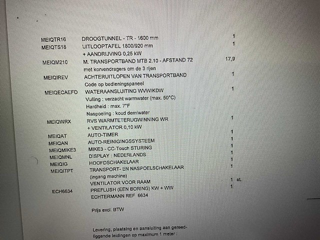 2015 meiko b-xl54 v8 n22 p8 korvenvaatwasmachine - afbeelding 21 van  31