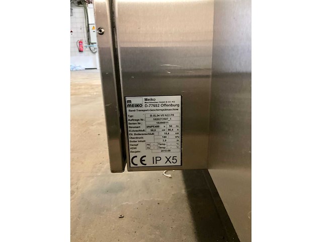 2015 meiko b-xl54 v8 n22 p8 korvenvaatwasmachine - afbeelding 30 van  31