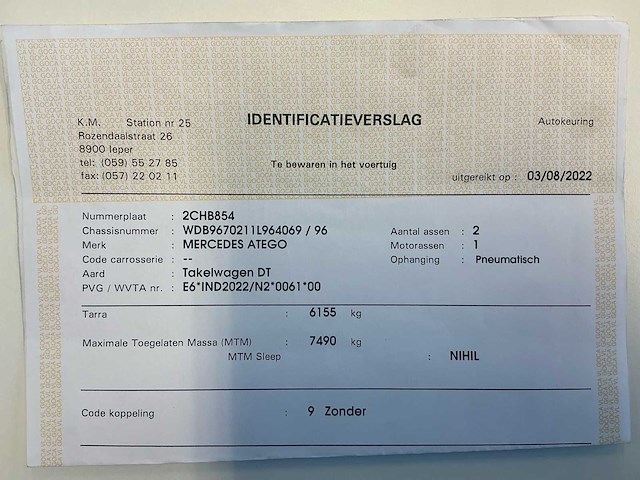 2015 mercedes-benz atego vrachtwagen takelwagen - afbeelding 32 van  34