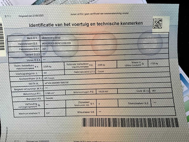 2015 mercedes-benz e250 cdi coupé amg pack personenauto - afbeelding 38 van  50