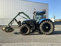 2015 new holland t7.220 4wd sa vierwielaangedreven tractor met armmaaier - afbeelding 39 van  40