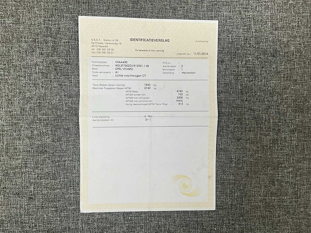 2015 opel vivaro - afbeelding 26 van  32