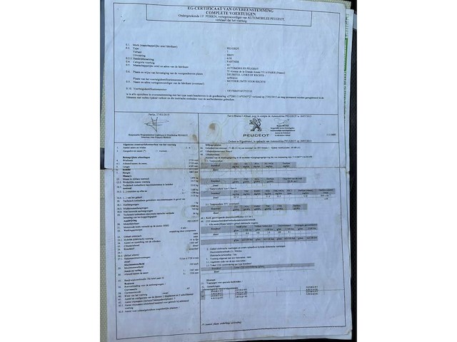 2015 peugeot partner personenauto - afbeelding 8 van  12