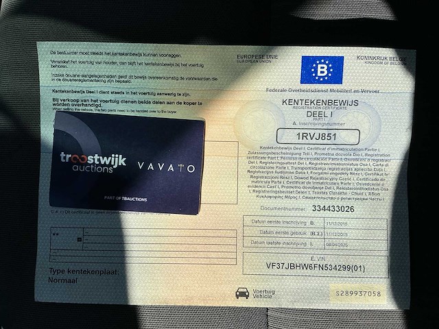 2015 peugeot partner personenauto - afbeelding 15 van  26