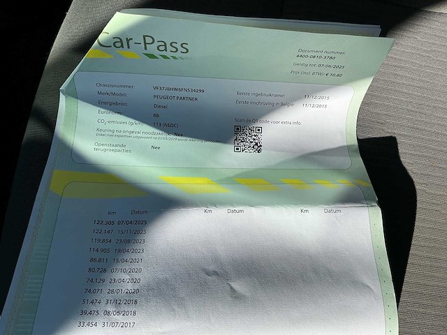 2015 peugeot partner personenauto - afbeelding 18 van  26