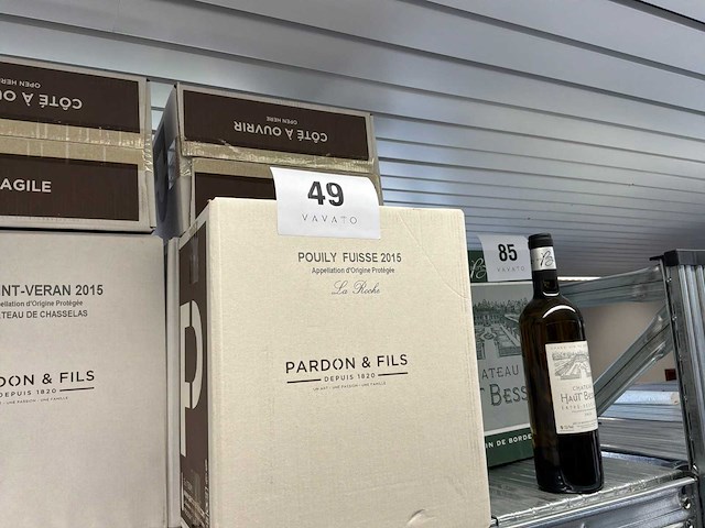 2015 pouily fuisse la roche witte wijn (36x) - afbeelding 1 van  2