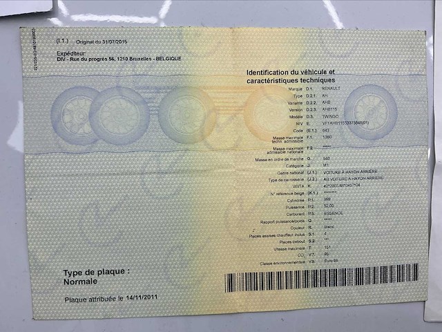 2015 renault twingo 1.0i benzine compact car personenauto - afbeelding 42 van  53