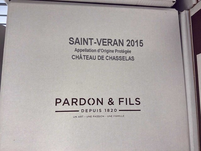 2015 saint-véran château de chasselas witte wijn (36x) - afbeelding 3 van  4