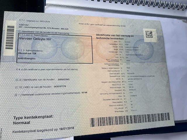 2015 scania super r490 trekker scania super r490 - afbeelding 24 van  30