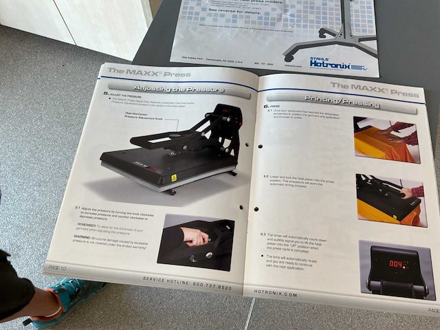 2015 stahls the maxx press textielindustrie, anderen / warmtepers / textielwarmteoverdrachtspers - afbeelding 3 van  12