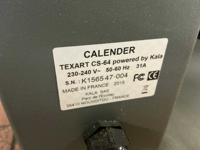 2015 texart cs-64 kalander - afbeelding 7 van  7