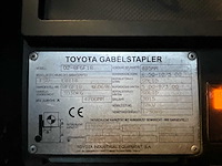 2015 toyota 02-8fgf18 vorkheftruck - afbeelding 10 van  18