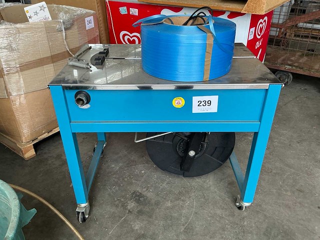 2015 transpak tp-2020ce automatische strapmachine - afbeelding 1 van  5