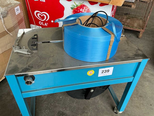 2015 transpak tp-2020ce automatische strapmachine - afbeelding 2 van  5