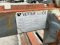 2015 vetter cw05 s11277 paletten vork lader - afbeelding 3 van  3