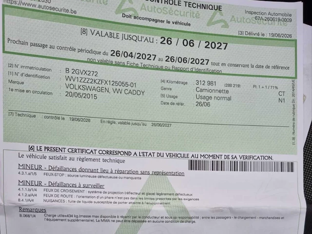 2015 volkswagen caddy 1.6 tdi auto - afbeelding 9 van  15