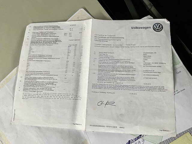 2015 volkswagen crafter vrachtwagen - afbeelding 14 van  22