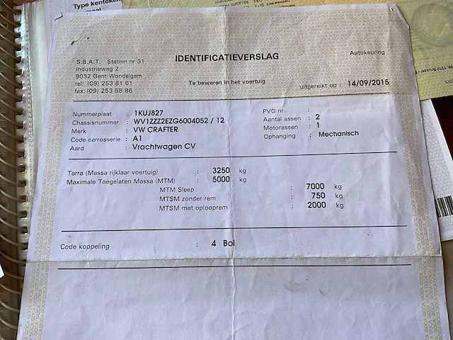 2015 volkswagen crafter vrachtwagen - afbeelding 16 van  28