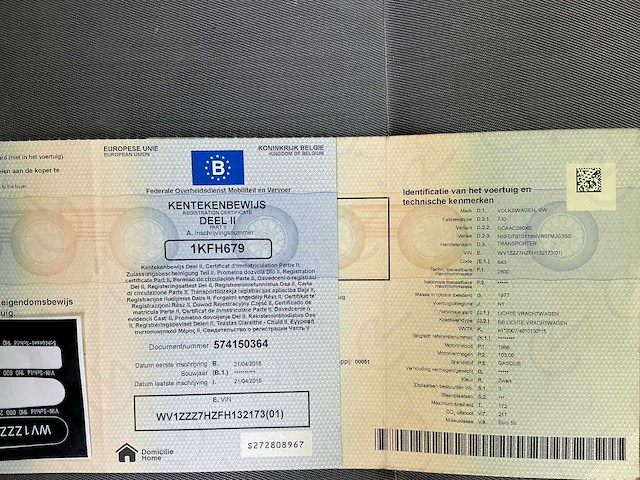 2015 volkswagen transporter personenauto - afbeelding 16 van  27