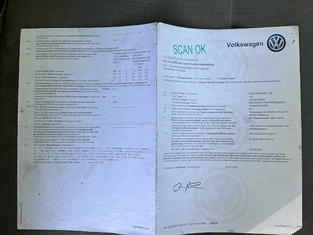 2015 volkswagen transporter personenauto - afbeelding 25 van  27