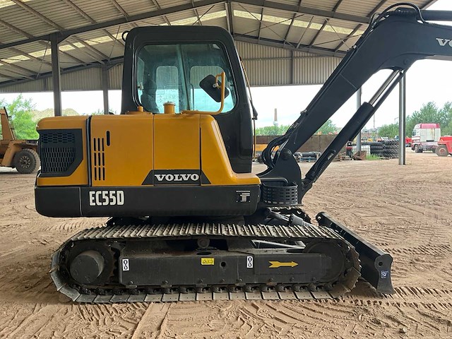 2015 volvo ec55d rupsgraafmachine - afbeelding 13 van  18