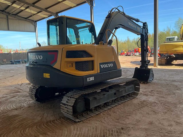 2015 volvo ec80d rupsgraafmachine - afbeelding 23 van  24