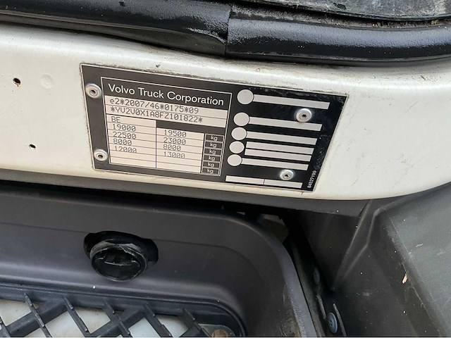 2015 volvo fe250 haaksysteem - euro 6 - airco - afbeelding 16 van  50
