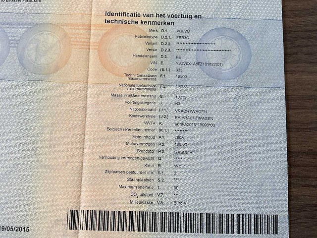 2015 volvo fe250 haaksysteem - euro 6 - airco - afbeelding 32 van  48