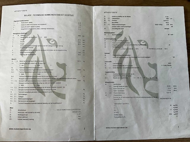 2015 volvo fe250 haaksysteem - euro 6 - airco - afbeelding 36 van  48