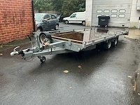 2015eduard dubbelassige aanhangwagen 3000kg
