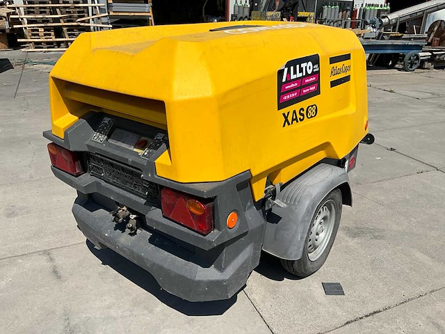 2016 atlas copco xas88 mobiele luchtcompressor - afbeelding 8 van  13