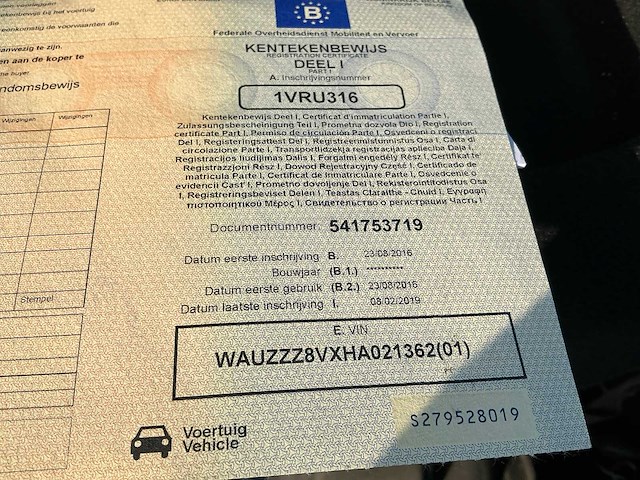 2016 audi a3 sportback personenauto - afbeelding 8 van  18