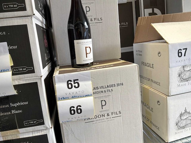 2016 beaujolais-villages pardon & fils rode wijn (19x) - afbeelding 3 van  3