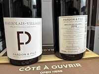 2016 beaujolais-villages pardon & fils rode wijn (24x) - afbeelding 2 van  3