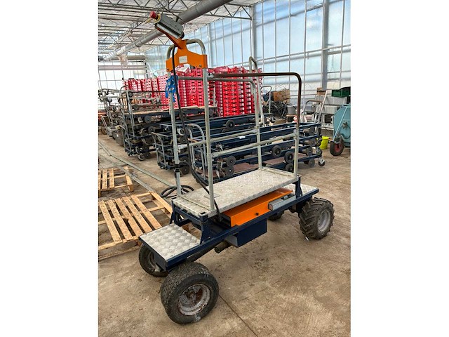 2016 berg hortimotive easytrack elektrische transportwagen (2x) - afbeelding 2 van  5