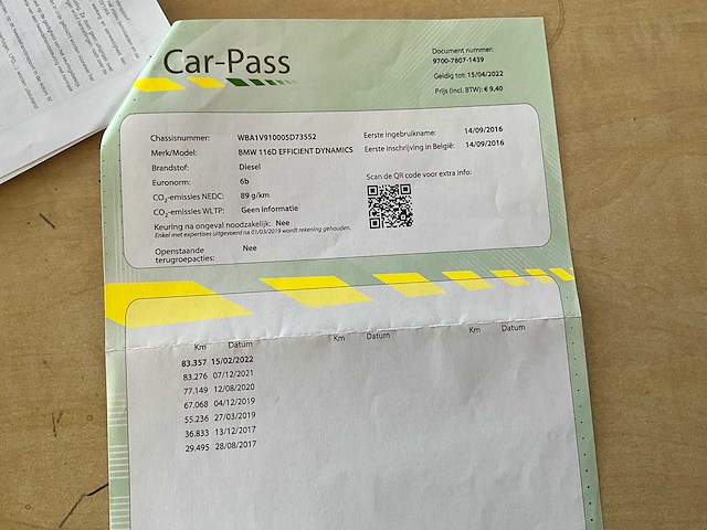 2016 bmw 116d efficiënt dynamisch 1k4 bmw - afbeelding 25 van  33