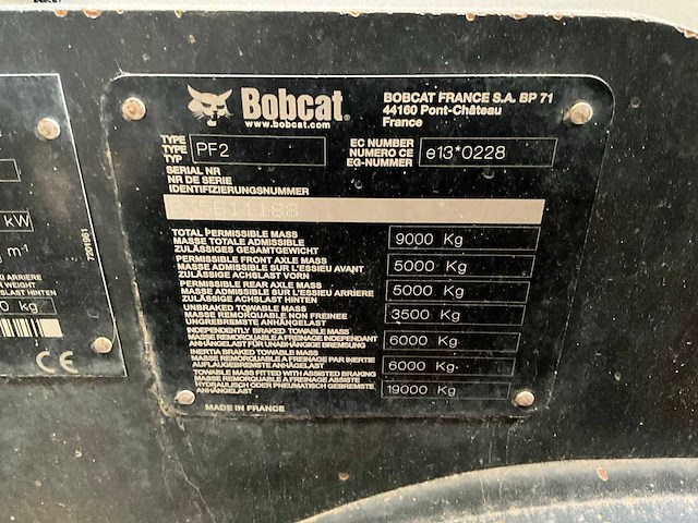 2016 bobcat tl470x telehandler - afbeelding 24 van  31