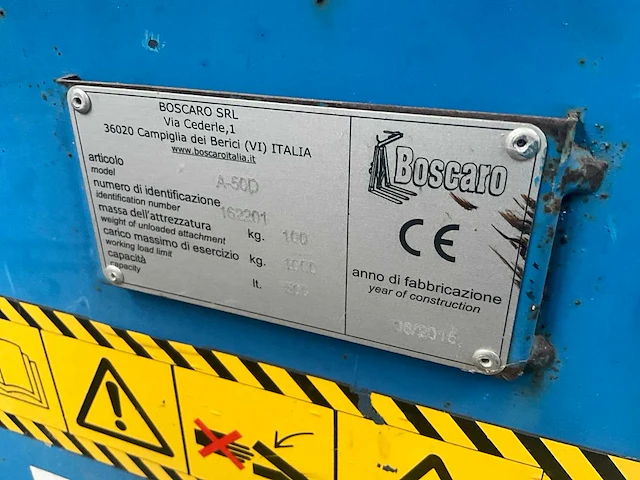 2016 boscaro a-50d kiepbak - afbeelding 6 van  7